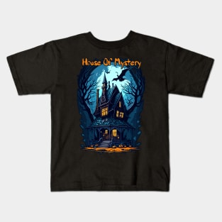 House Of Mystery In Halloween night Kids T-Shirt